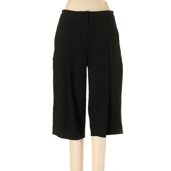 VINTAGE Robert Rodriguez Designer Minimalist Black Capri Pants ~Casual or Office